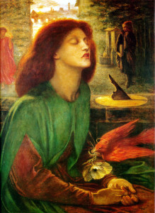 Rossetti, Dante Gabriel 1828-1882 Beata Beatrix 1864-70