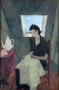 Felice Casorati, Cucitrice nella soffitta (1931)