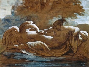 Théodore Géricault, "Leda e il cigno" 