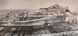 Castello di Brescia - metà del XIX secolo