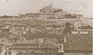 Veduta del Castello di Brescia - 1880 circa
